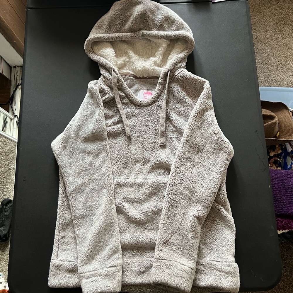 Womens Plush Fleece Hoodie